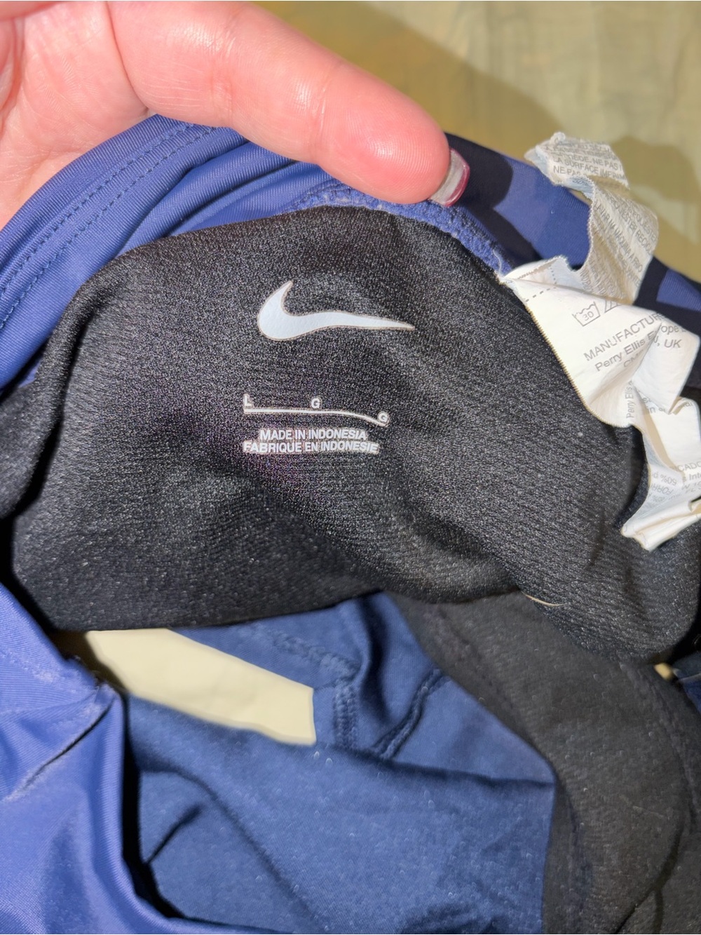 Women Nike gym dark blue gym shorts